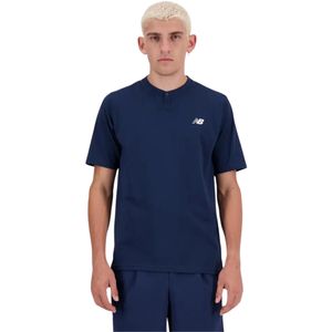 Remera Manga Corta Dry Tournament Tenis Azul Marino Hombre New Balance