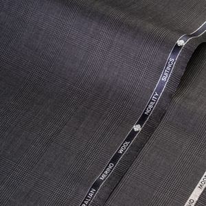 Tela Casimir Inglés Ruyi Príncipe Por Metro Gris Oscuro