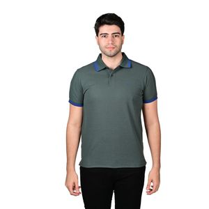 Remera Polo Manga Corta Verde Oscuro Liso Basic Hombre Oscar de la Renta