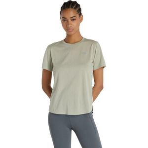 Remera Manga Corta Dry Athletics Verde Mujer New Balance