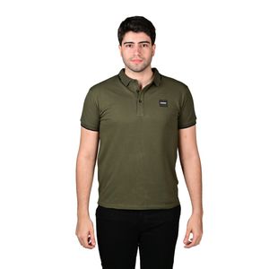 Remera Polo Verde Relieve Con Rayas Hombre Hummer