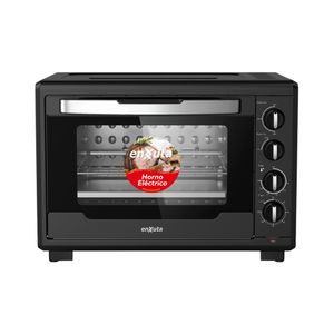 Horno Eléctrico Con Spiedo 55 Litros Negro Enxuta