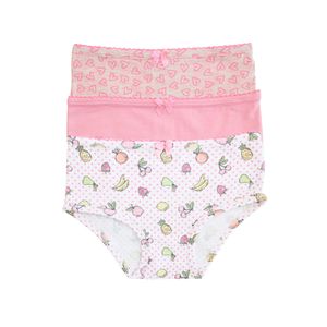 Bombacha Pack 3 Rosa Beige Blanco Niña Tiny Tots
