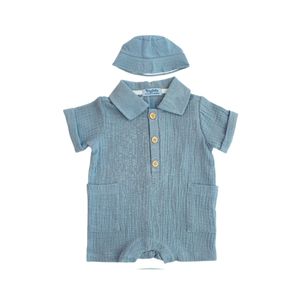 Enterito Con Sombrero Azul Niño Tiny Tots