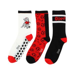 Medias Pack 3 Gool Colores Varios Niño Ficcus