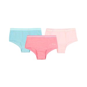 Bombacha Pack 3 Colores Varios Lisos Niña Ficcus