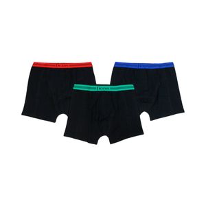 Boxer Pack 3 Colores Varios Teens Lisos Niño Ficcus
