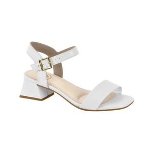 Sandalia Blanco Con Taco Bajo Niña Molekinha