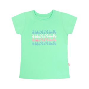 Remera Manga Corta Estampado Day To Day Verde Niña Ficcus