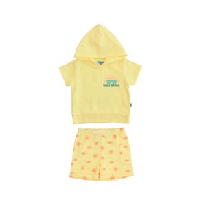 Conjunto De Bebé 2 Piezas Sudadera Manga Corta Y Short Niño Tiny Tots