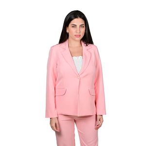 Blazer Rosa Pastel Forrado Mujer L'Exclusif