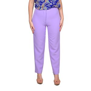 Pantalón Ruth Pitillo Lila Pastel Mujer L'Exclusif