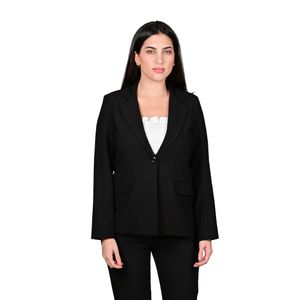 Blazer Negro Forrado Mujer L'Exclusif