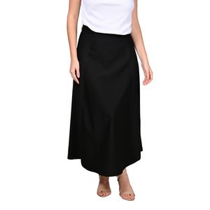 Pollera Con Nejas Negro Mujer L’Exclusif