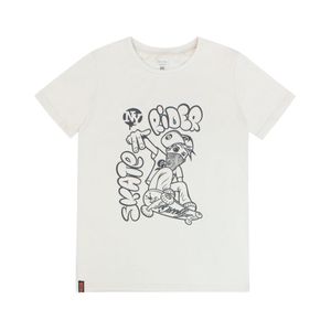 Remera Manga Corta Day To Day Beige Niño Ficcus