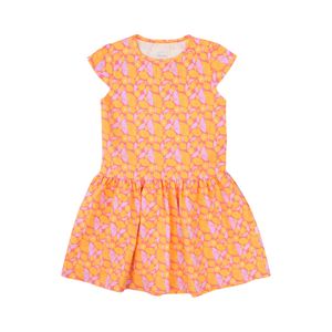 Vestido Estampado Day To Day Coral Niña Ficcus