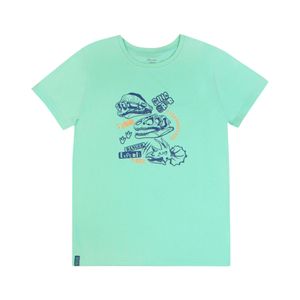 Remera Manga Corta Day To Day Verde Claro Niño Ficcus