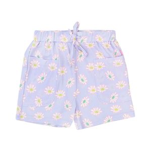 Short Day To Day Estampado Lila Niña Ficcus
