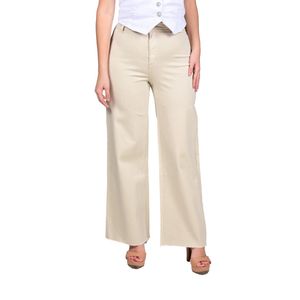 Pantalón Marine Straight Twill Beige Mujer Tiare