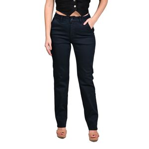 Pantalón Chino Twill Azul Marino Mujer Tiare
