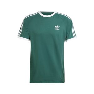 Remera Manga Corta 3-Stripes Verde Oscuro Hombre Adidas