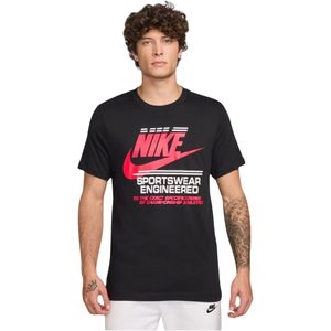 Remera Manga Corta Tee Futura Faho25 Negro Hombre Nike