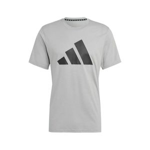 Remera Manga Corta Train Essentials Feelready Logo Gris Hombre Adidas