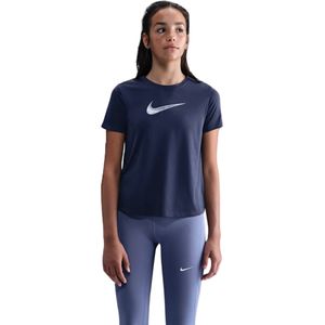 Remera Manga Corta One Sport Vnr Azul Oscuro Niña Nike