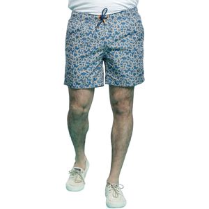 Short De Baño Palmera Estampado Beige Hombre Ted Lapidus