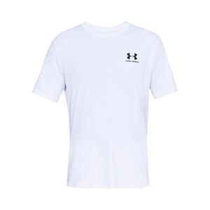 Remera Manga Corta Sportstyle Left Chest SS Blanco Hombre Under Armour