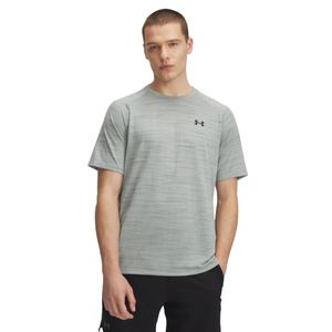 Remera Manga Corta Tiger Tech 2.0 Gris Claro Hombre Under Armour
