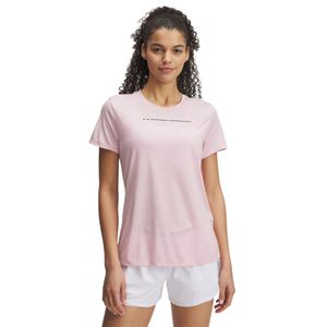 Remera Manga Corta Rosa Claro Tech Pth Graphic Mujer Under Armour