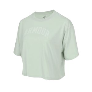 Remera Manga Corta Rival Armour 96 Verde Mujer Under Armour