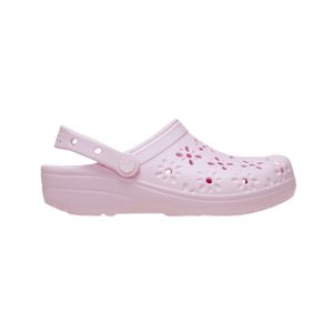 Calzado Classic Floral Clog Rosa Claro Mujer Crocs