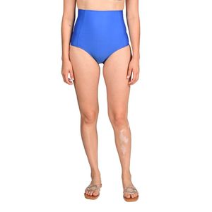 Bombacha Liso Azul Mujer Mix & Match