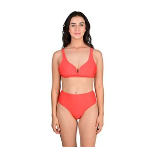 Corpiño Clásico Coral Liso Mujer Mix & Match
