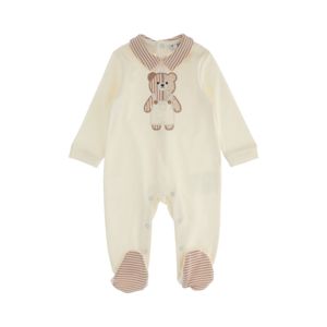 Osito Manga Larga Crema Bebé Niño Original Marines