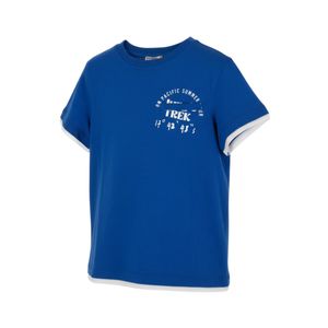 Remera Manga Corta Trek Azul Niño Original Marines