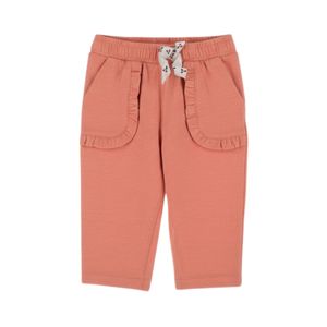 Pantalón Cintura Elástica Con Cordón Estampado Bebé Niña Original Marines