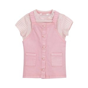 Conjunto Jardinera Rosa Bebé Niña Original Marines