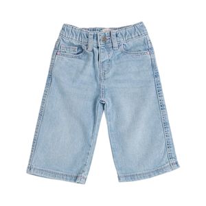 Jeans Corte Recto Azul Bebé Niña Original Marines