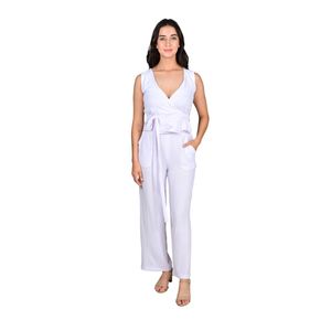 Conjunto Dos Piezas Con Palazo Blanco Mujer L'exclusif