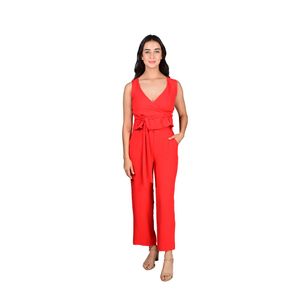 Conjunto Dos Piezas Con Palazo Rojo Mujer L'exclusif