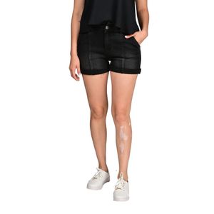 Short Baggi Denim Negro Mujer Tiare