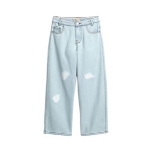 Jeans Rasgado Azul Niña Original Marines