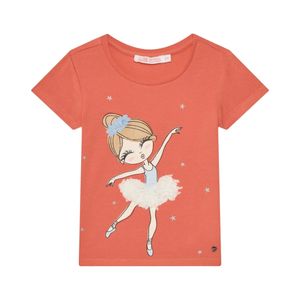 Remera Manga Corta Bailarina Mademoisel Coral Niña Original Marines