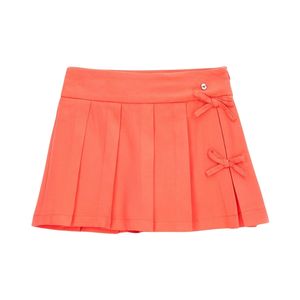 Pollera Con Tablas Mademoisel Coral Niña Original Marines