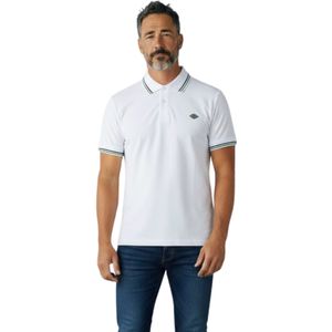 Remera Polo Manga Corta G/P Combinado Rayas Blanco Hombre Hummer