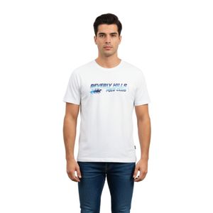 Remera Manga Corta Graphic Blanco Hombre Beverly