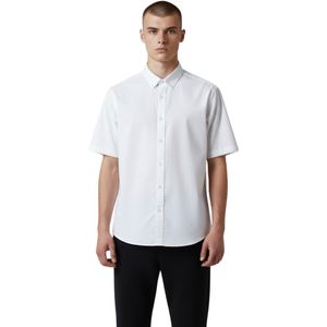 Camisa Manga Corta Blanco Hombre New Green